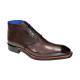 Emilio Franco "Rocco" Chocolate Genuine Italian Calf Leather Dress Ankle Boots.